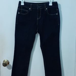 CALVIN KLEIN DARK BLUE SKINNY STRETCH JEANS SZ 4P